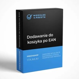 Dodawanie do koszyka po EAN – moduł PrestaShop 8.1
