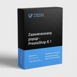Zaawansowany popup – moduł PrestaShop 8.1 dla B2B