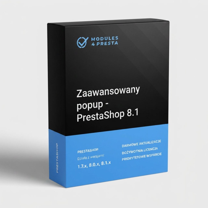 Zaawansowany popup – moduł PrestaShop 8.1 dla B2B