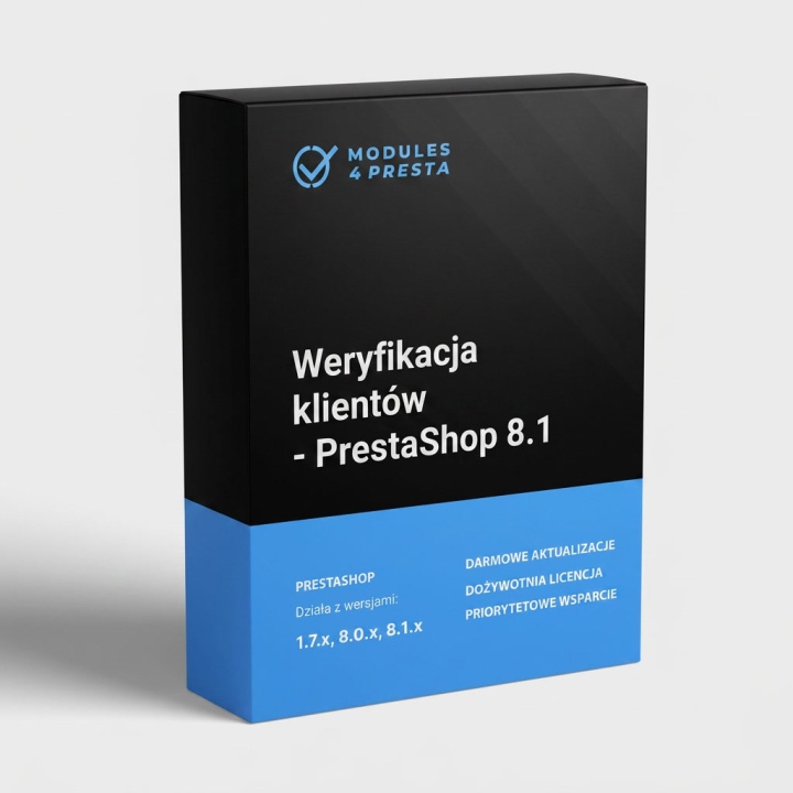 Weryfikacja klientów – moduł PrestaShop 8.1 dla B2B