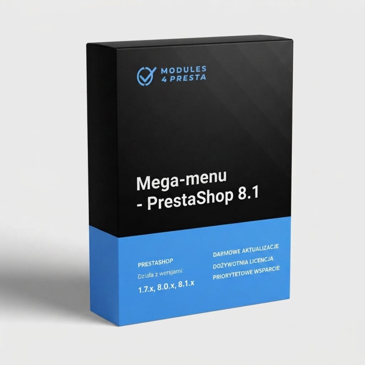 Mega-menu – moduł PrestaShop 8.1 dla sklepów B2B