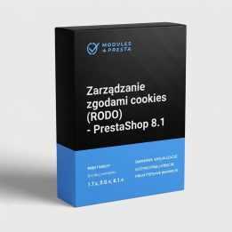 Moduł zgód cookies RODO – PrestaShop 8.1 | sklep B2B i hurtownie